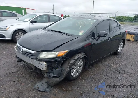 2012 Honda Civic Lx из США, поврежденный, VIN 19XFB2F56CE081150